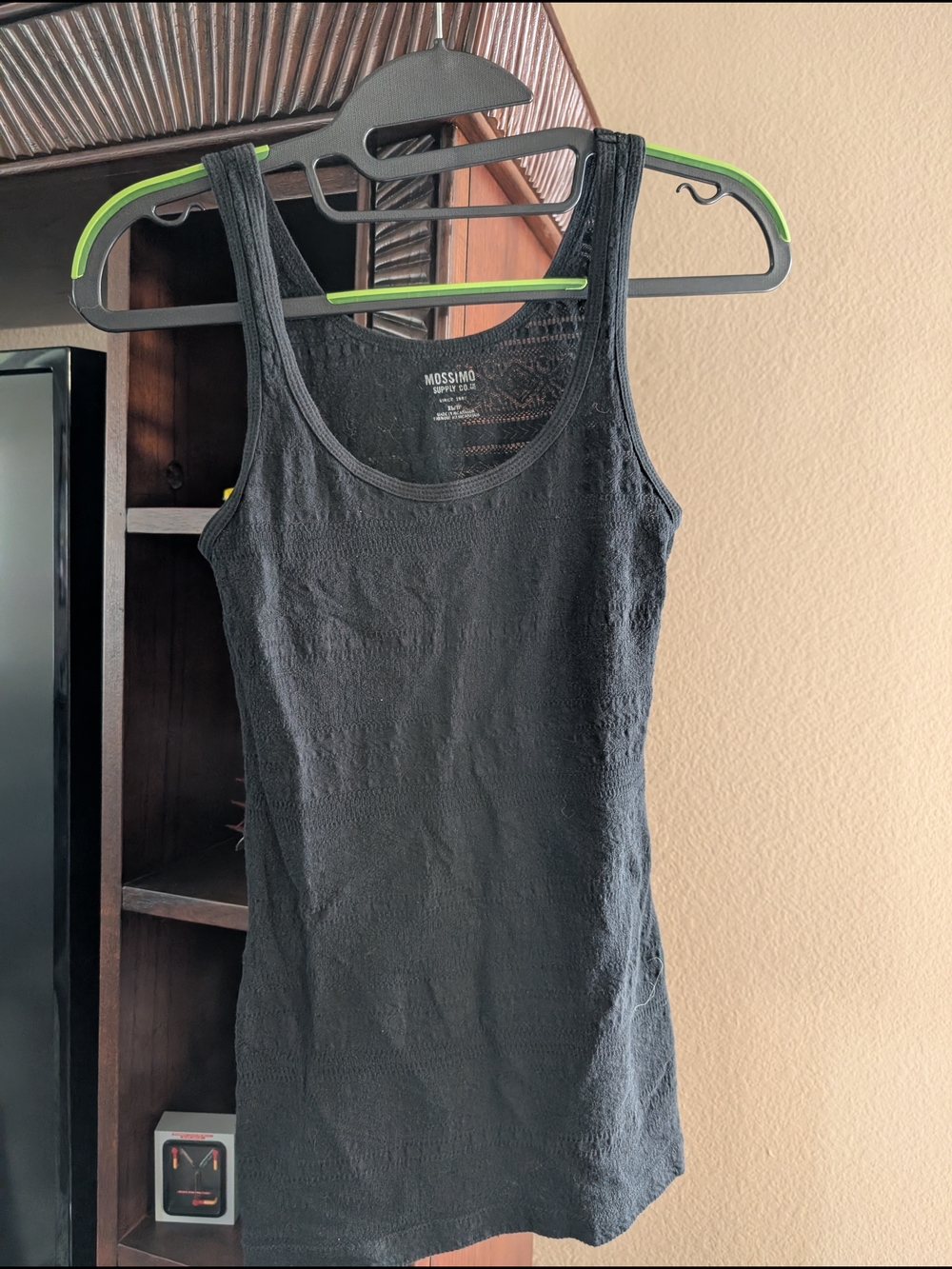 Mossimo Supply Co. Black Ribbed Tank Top